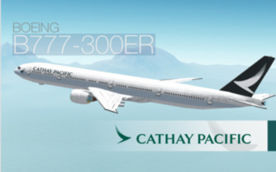1/200 CATHAY PACIFIC B777-300ER 新塗装 JC Wings 1:200 Cathay Pacific 777-300ER 